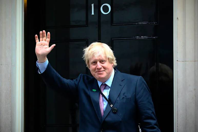 British Prime Minister boris johnson thank Tamil community